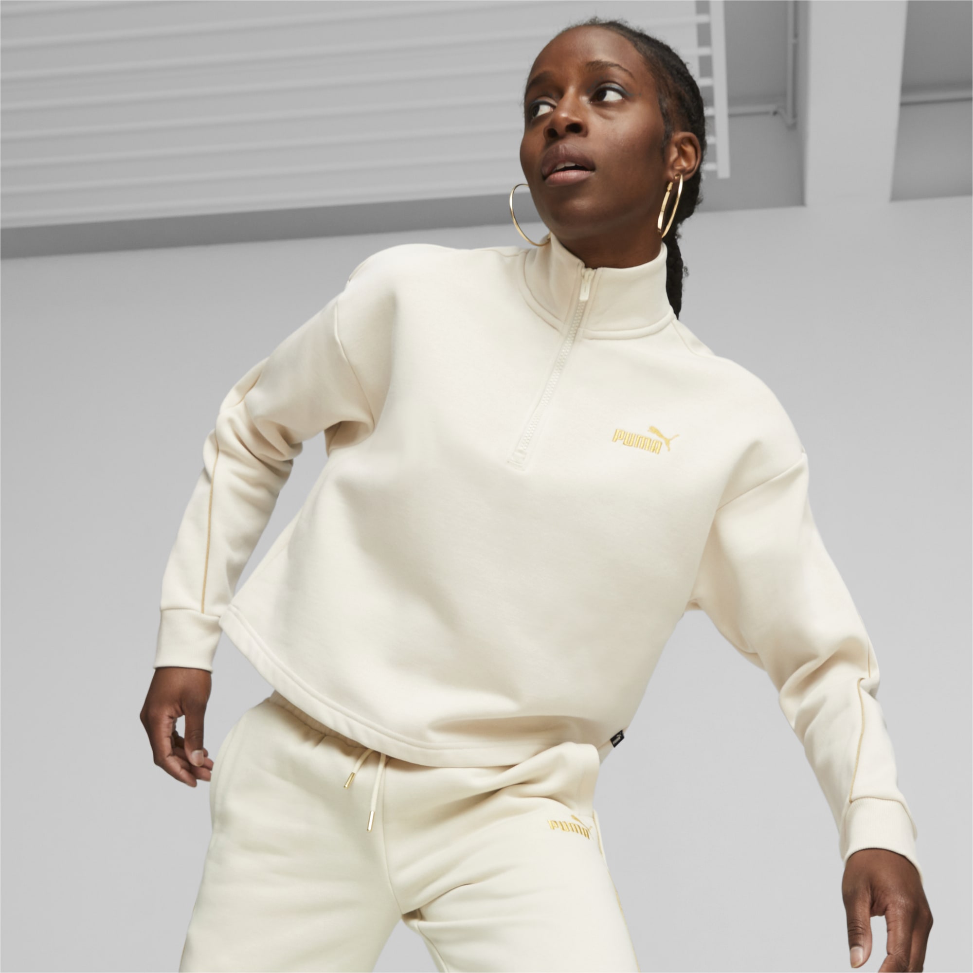 Puma half zip shop hoodie
